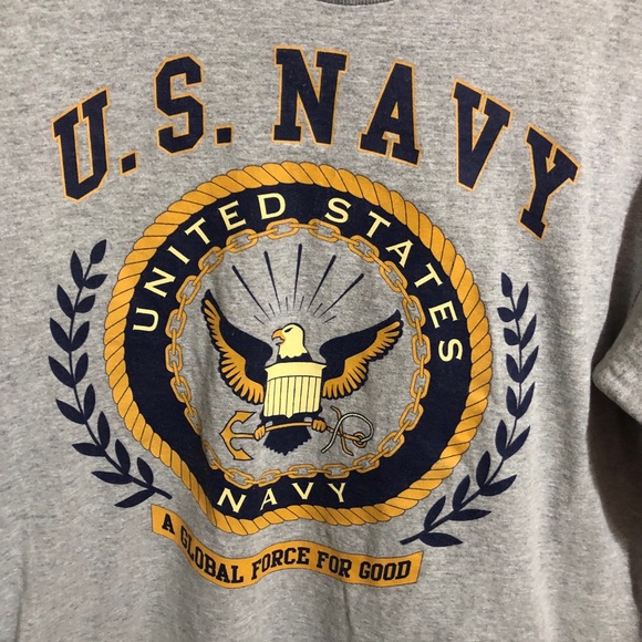 BAYSIDE NAVY SHIRT. MEDIUM - Picture 2 of 8